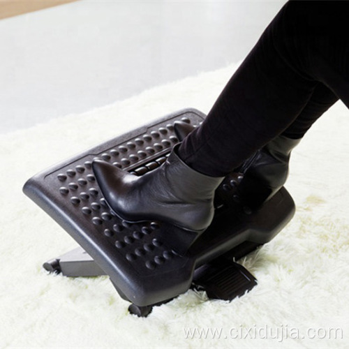 Adjustable Plastic Steel Office Footrest foot rest